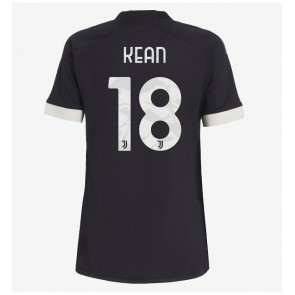 Juventus Moise Kean #18 Rezervni Dres za Ženska 2023-24 Kratak Rukavima